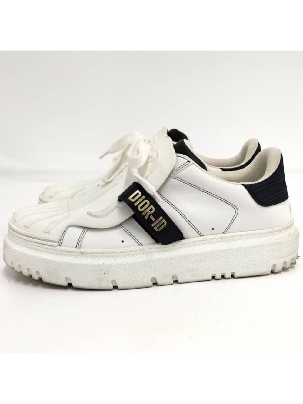 Dior Id Sneakers White Navy 38.5 - Picture 2 of 10